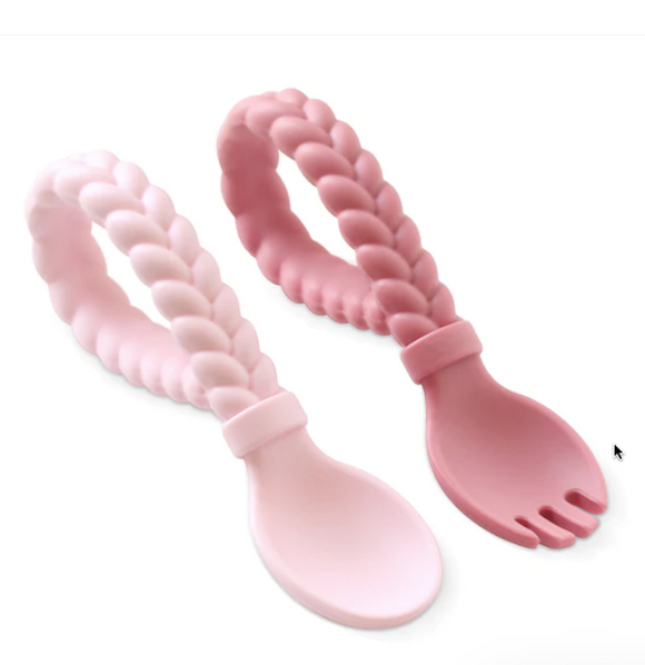 Itzy Ritzy Sweetie Spoons - Spoon + Fork Set - Show all