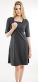 Nurture-Elle Cross Over Dress - Made in Canada - Nurture-Elle Nursing Apparel
 - 2