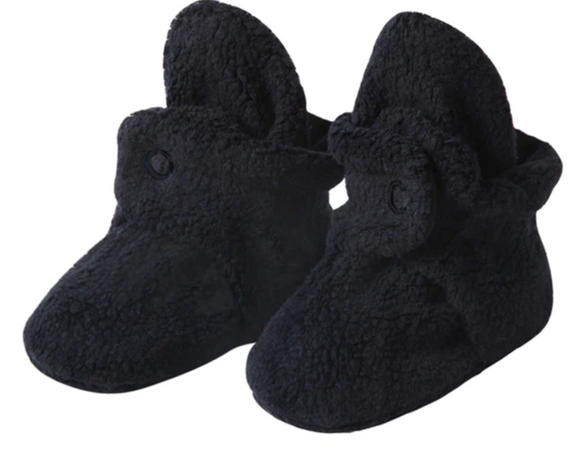 Fleece Booties without grippers - Black