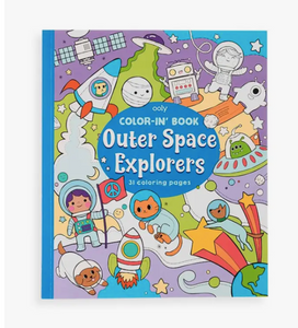 Color-in Book Outer Space Explorers