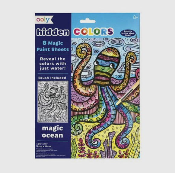 Hidden Colors Magic Paint Sheets