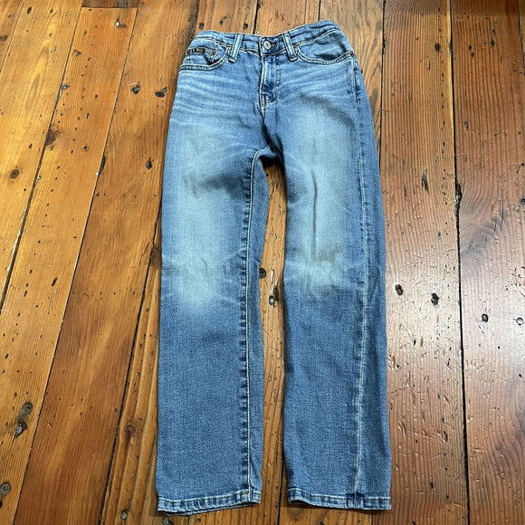 Adjustable waist jeans - spot on knee - 10