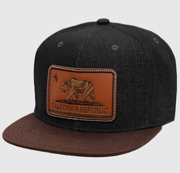Cali Bear Patch Hat - 8- Adult
