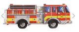 24 Piece Giant Fire Truck Floor Puzzle