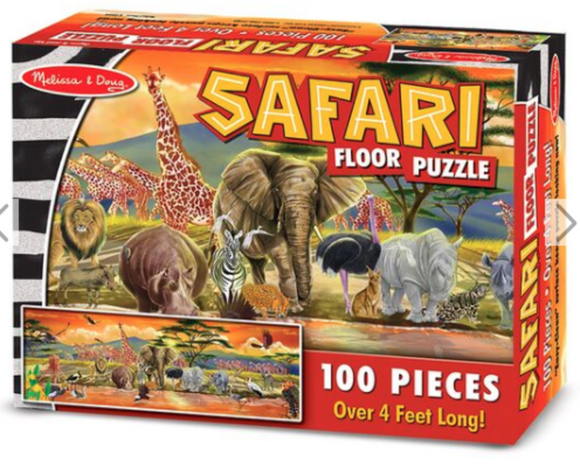 Floor Puzzle 100 piece Safari