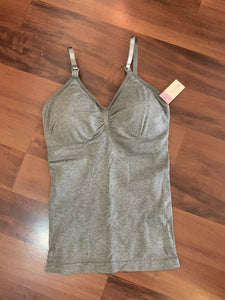 Grey Seamless Nursing Cami