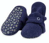 Fleece Booties with Grippers - True Navy