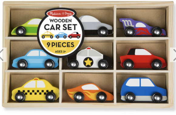 Wooden Cars Set