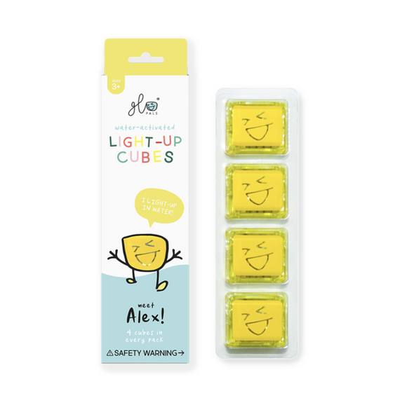 Water-Activated Light-Up Cubes 4pk