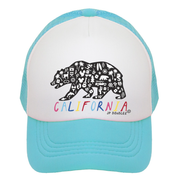 California Rainbow Kids Trucker Hat