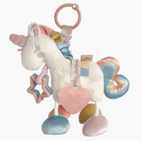 Link & Love™ Unicorn Activity Plush Silicone Teether Toy