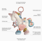 Link & Love™ Unicorn Activity Plush Silicone Teether Toy