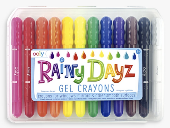 Rainy Dayz Gel Crayons (set of 12)