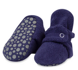 Fleece Booties with Grippers - True Navy