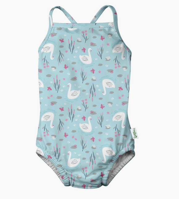 Classic Swimsuit w/built-in swim diaper