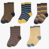 Organic Cotton Crew Socks 5-Pack