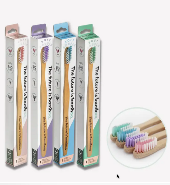 Adult Soft Toothbrush - assorted colors