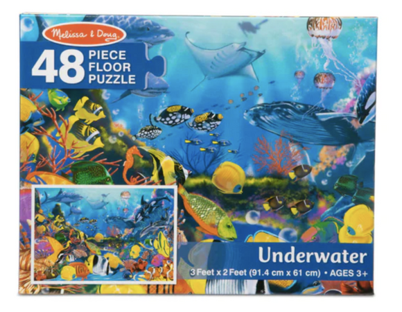 Melissa & Doug Floor Puzzle - Underwater 48 pc