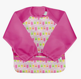 Snap & Go Easy Wear Long Sleeve Bib- 12-24M