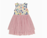 Kids Bamboo Tulle Dress - Meadow