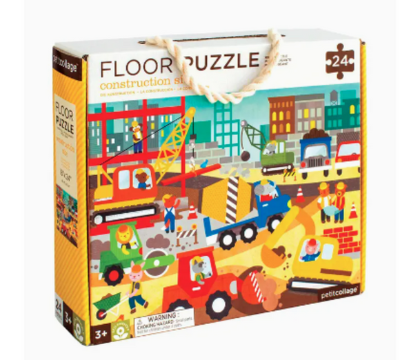 Construction Site 24-Piece Floor Puzzle