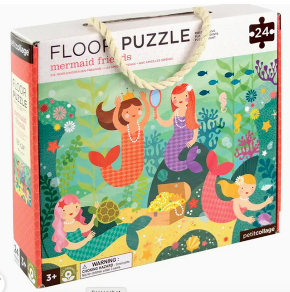 Mermaid 24-Piece Floor Puzzle