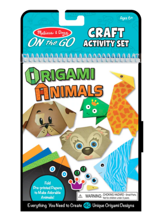 On the Go Origami Animals Craft Activity Set