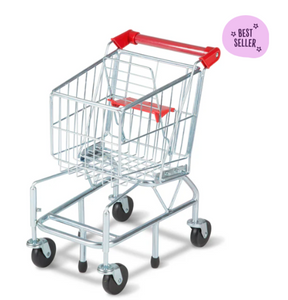 Metal Grocery Shopping Cart Toy