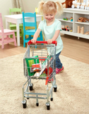 Metal Grocery Shopping Cart Toy