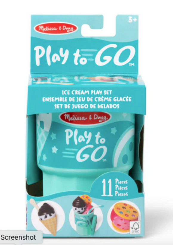 Play to Go Ice Cream Play Set
