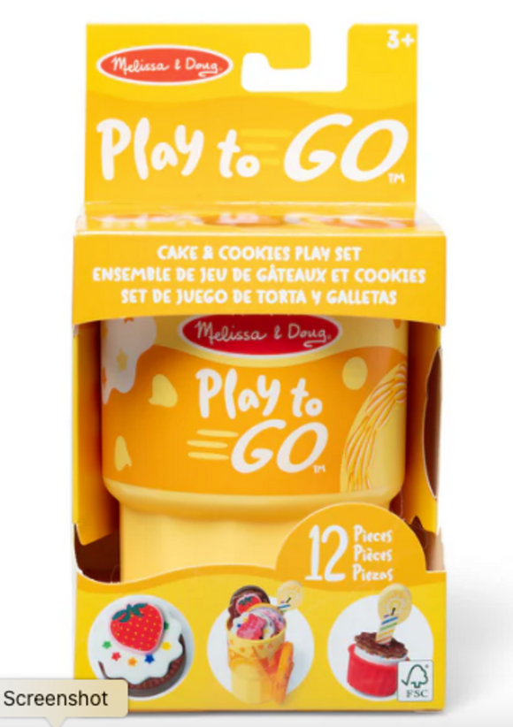 Play to Go Cake & Cookies Play Set