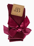 Bow Front Midi Socks