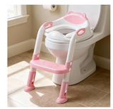 Pink potty training seat with ladder - new