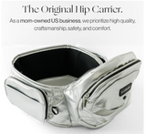 Tush Baby - like new- metallic silver