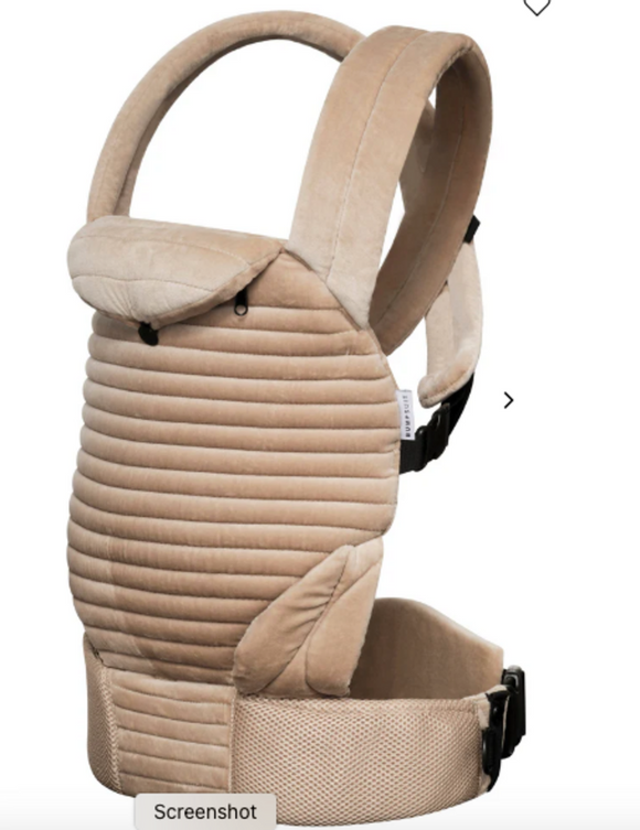 Bumpsuit baby - The Armadillo Baby Carrier - Dune Velvet