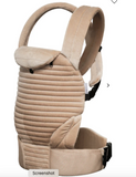Bumpsuit baby - The Armadillo Baby Carrier - Dune Velvet