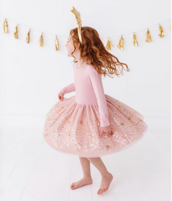 Long Sleeved Tulle Dress - Stella