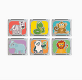 6-Pack Water-Activated Light-Up Cubes - Zoo Gift Set