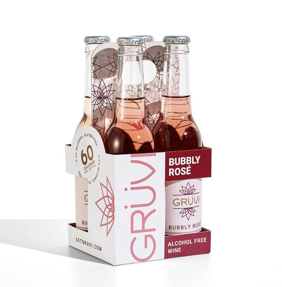 Gruvi Non-Alcoholic Bubbly Rose - 4pk of 275ml Bottles