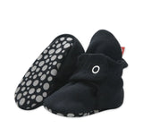 Cotton Booties with grippers - Black