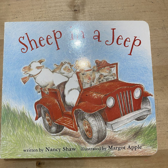 Sheep in a jeep