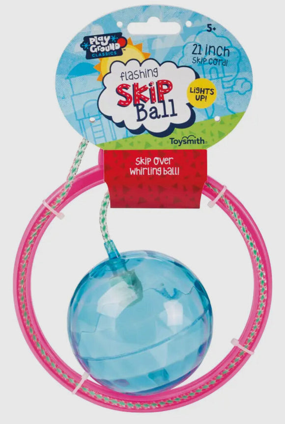 Playground Classics Flashing Skip Ball, Skip and Hop
