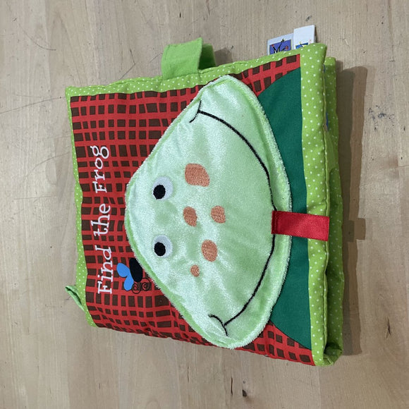 Cloth book - find the frog