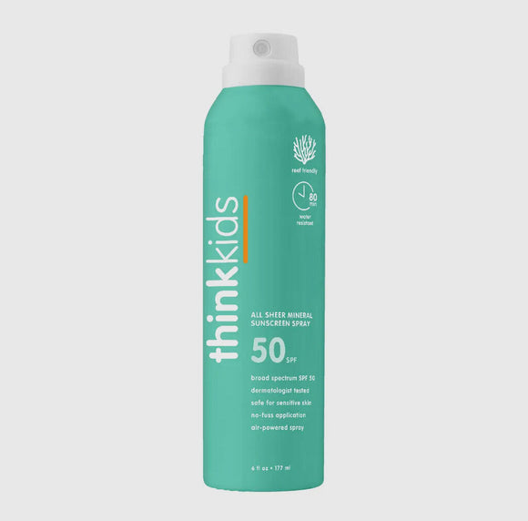 Thinksport Kids All Sheer Mineral Sunscreen Spray Spf 50