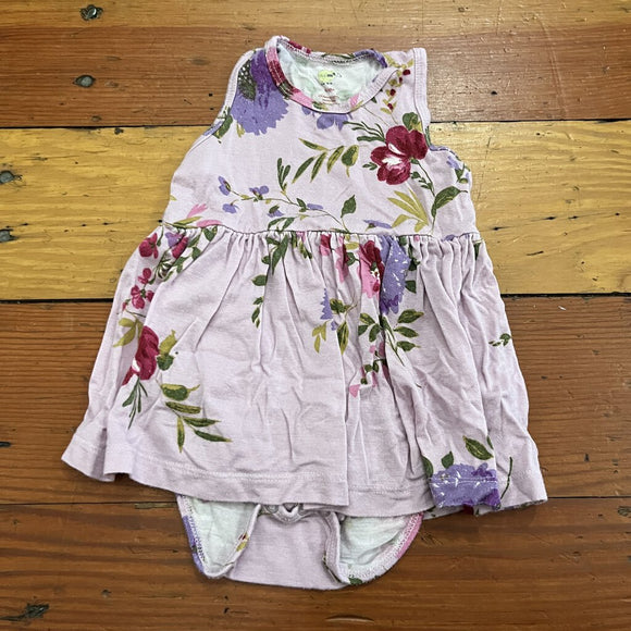 Bamboo Dress with Diaper Cover - 6-9M