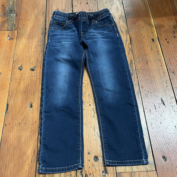 Elastic Waist Jeans - 6