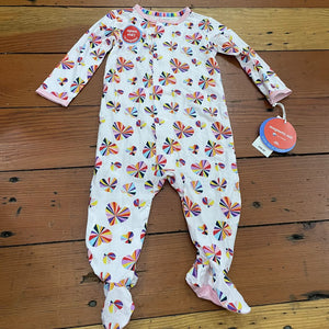 Model magnetic footed PJs NWT (retail for $40) - 6-9M