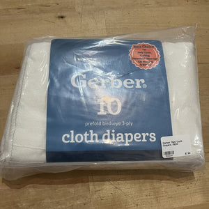 Gerber 10pk Cloth Diapers -NEW