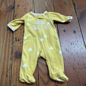 Fleece footed Pjs - preemie