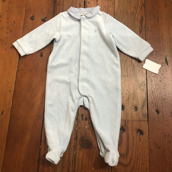 Velour footed jumpsuit - 9M